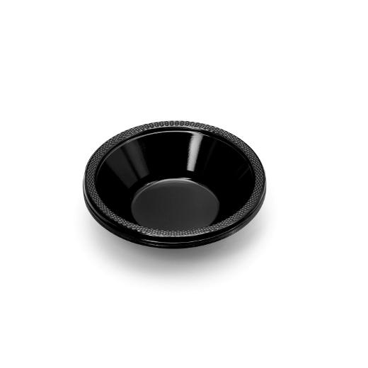 Alternate image of 12 Oz. Black Plastic Bowls - 8 Ct.