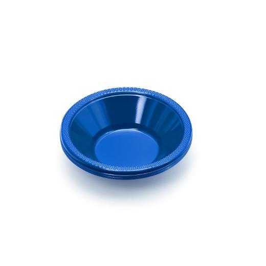 Alternate image of 12 Oz. Dark Blue Plastic Bowls - 8 Ct.