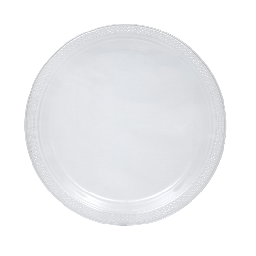 7in. Plastic Plates 50 ct. Clear - 600 ct.