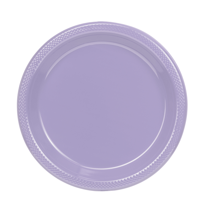 9in. Plastic Plates 50 ct. Lavender - 600 ct.