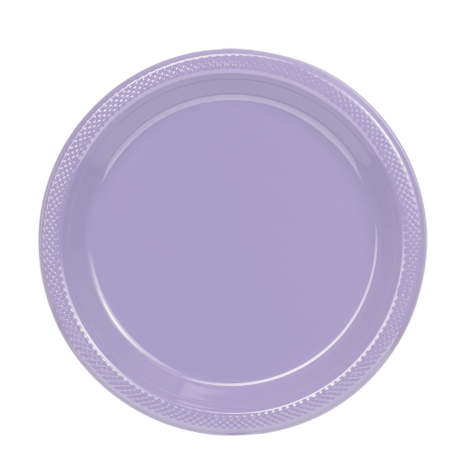 Main image of 9in. Plastic Plates 50 ct. Lavender - 600 ct.