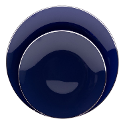 8 inch. Navy Classic Design Plates - 10 Ct.