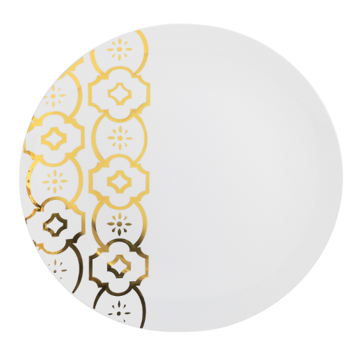 Main image of 10 inch. Moroccan Design Plastic Plates - 10 Ct.