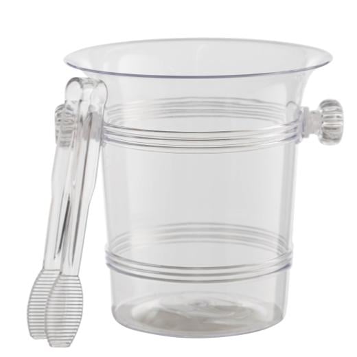 Main image of Clear Ice Bucket with Tong