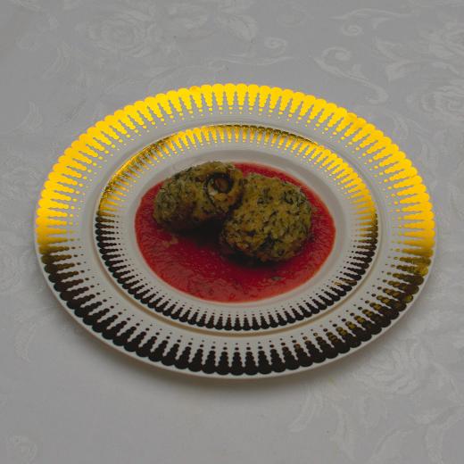 Main image of 14 oz Gold Radial Design Soup Bowl (10)