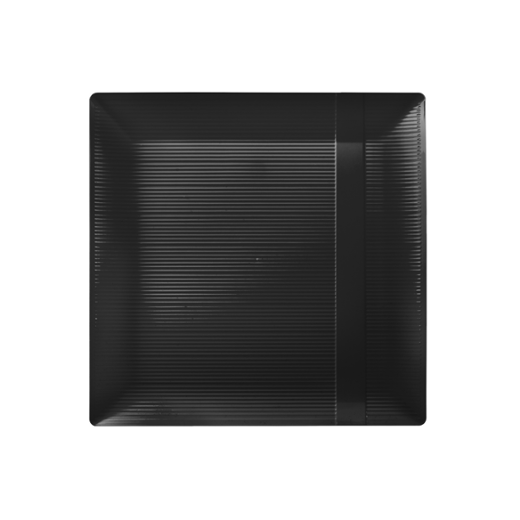 Main image of 7.5 In. Black Zen Design Plates - 10 Ct.