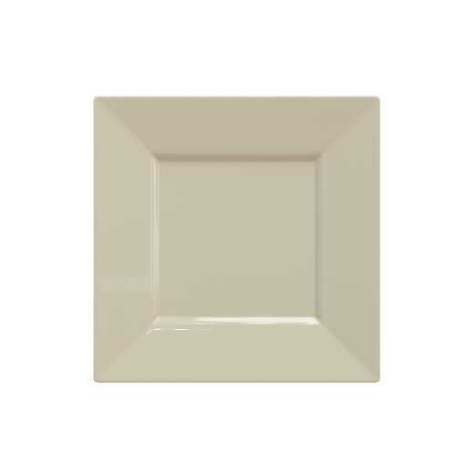 8 in. Ivory Square Plates - 10 Ct.