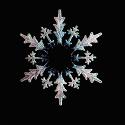 Plastic Snowflake Decoration