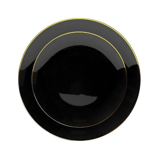 Main image of Disposable Black Classic Dinnerware Set