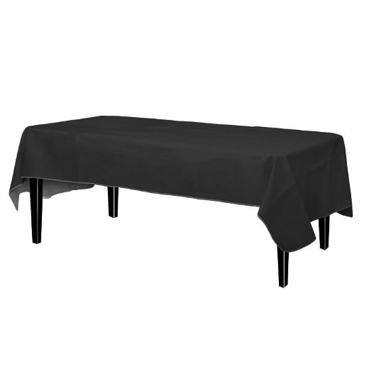 Main image of Heavy Duty Black Flannel Tablecloth