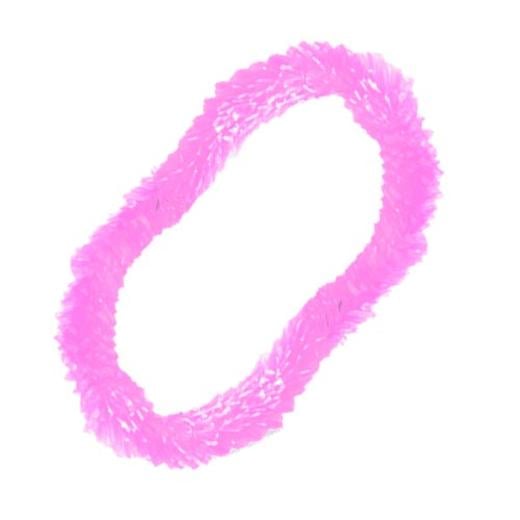 Alternate image of Pink Plastic Hawaiian Lei
