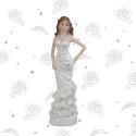 Girl on Fashion White Gown - 15