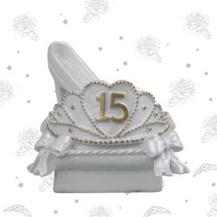 Shoe on Pillow with Crown - 15