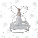 Sweet Girl Front of Wire Butterfly for Quinceañera