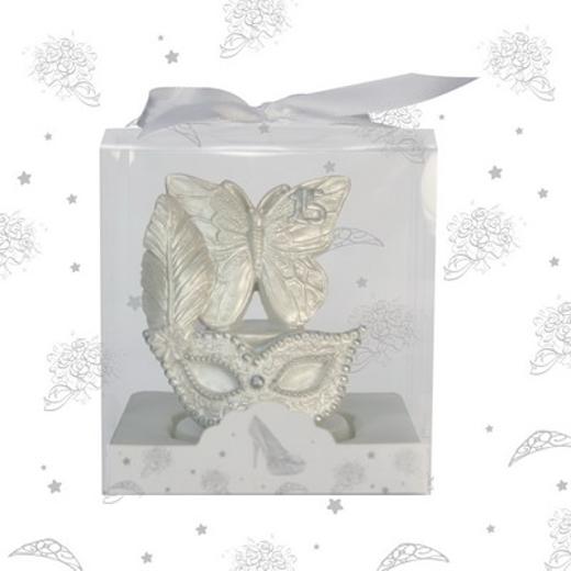 Main image of Butterfly on Top of Mask for Quinceañera