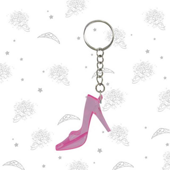 Sweet Hop Pink Shoe Acrylic Keychain