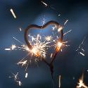 Heart Shaped Wedding Sparklers (6)