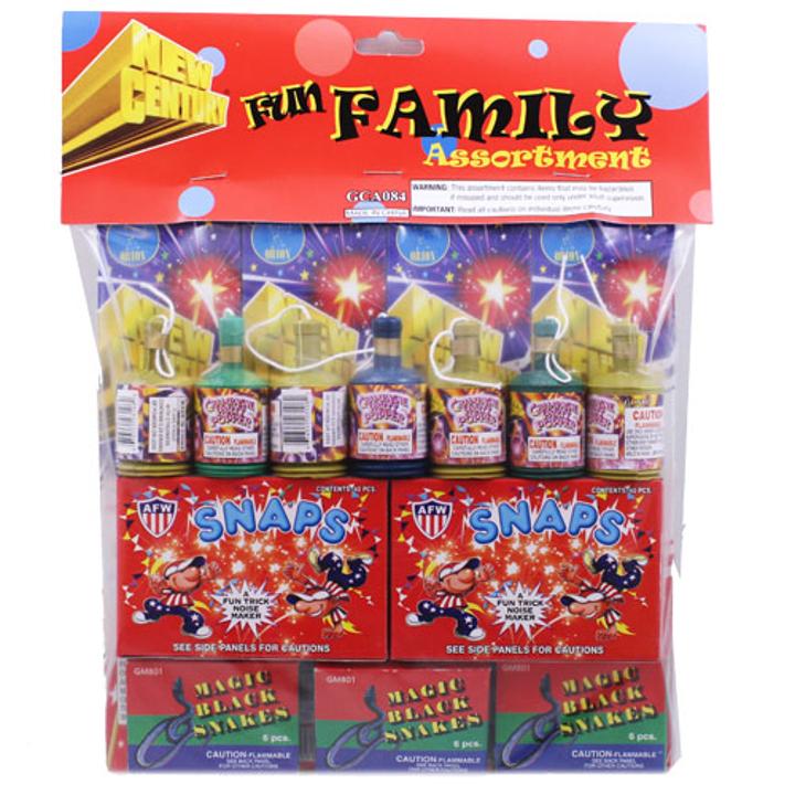 Fun Family Assorted Novelty Fireworks (16)