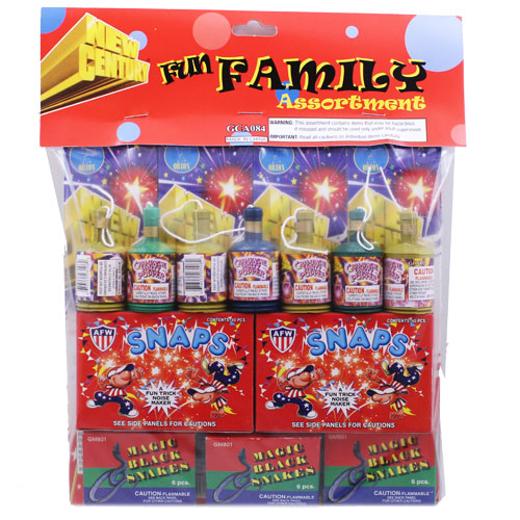 Main image of Fun Family Assorted Novelty Fireworks (16)