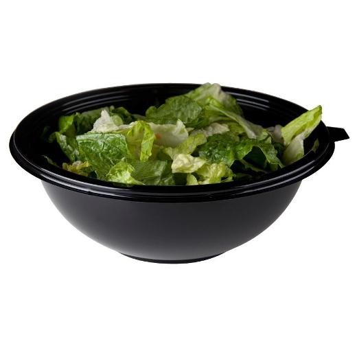 Alternate image of 160 oz. Salad Bowl - Black