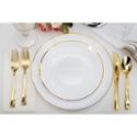 Disposable Gold Classic Dinnerware Set