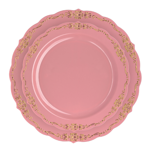 Main image of Pink Victorian Dinnerware Set