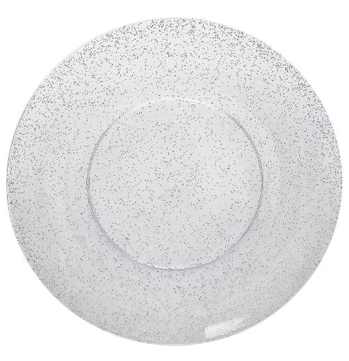 Main image of Disposable Silver Sparkle Dinnerware Set