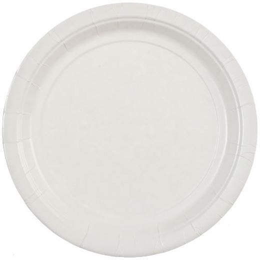 Alternate image of 9in. White Paper Plates (20)