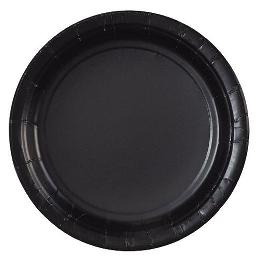 Main image of 9in. Black Paper Plates (20)