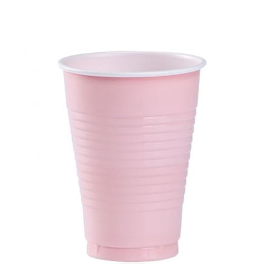 Alternate image of 12 Oz. Pink Plastic Cups - 20 Ct.