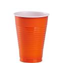 12 Oz. Orange Plastic Cups - 20 Ct.