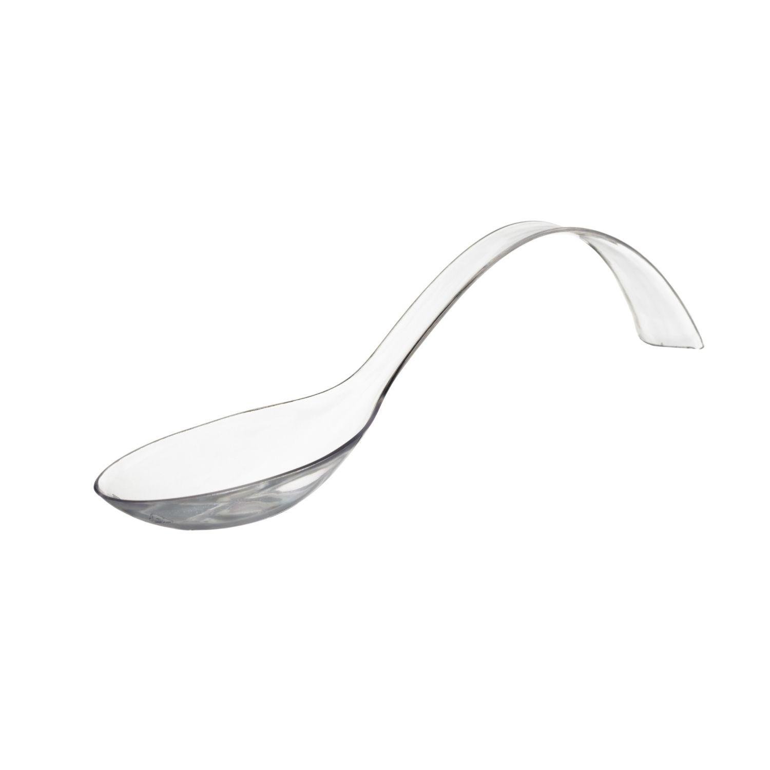 Clear Free Standing Tasting Spoons - 24 Ct.