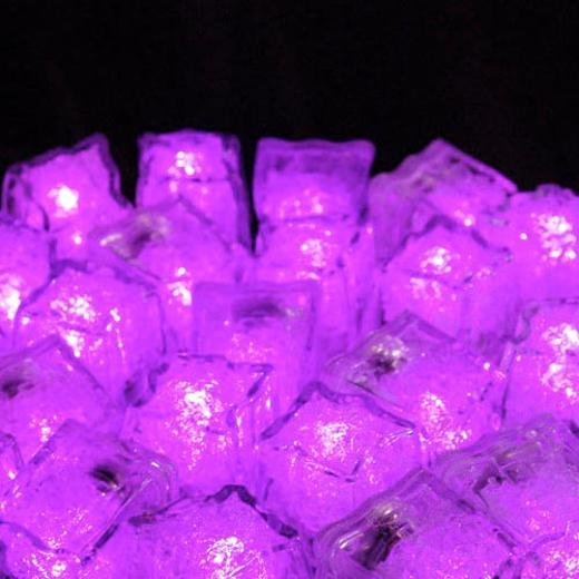 Alternate image of LED Light up Ice Cubes-Pink (12)