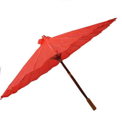 Alternate image of 30in. Paper Umbrella - Red