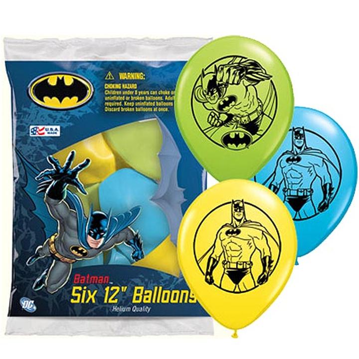 Batman Heroes & Villains 12in. Latex Balloons (6)