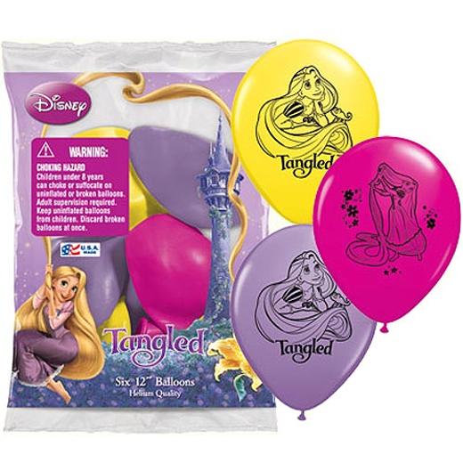 Main image of Tangled 12in. Latex Balloons (6)