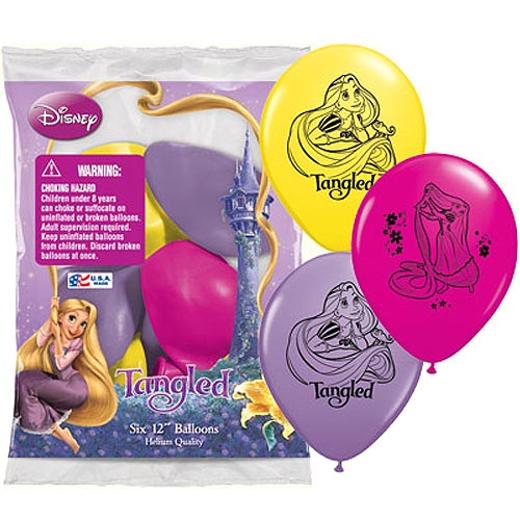 Alternate image of Tangled 12in. Latex Balloons (6)