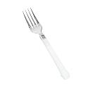 Reflections Silver & White Plastic Forks - 20 Ct.