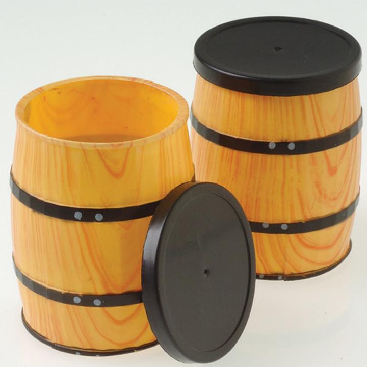 Mini Western Barrel Containers - 12 Ct.