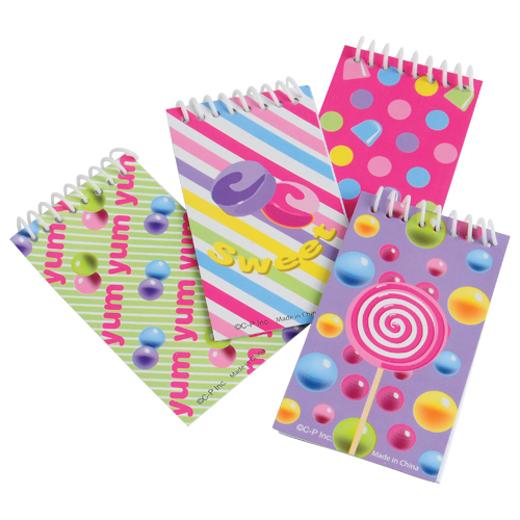 Main image of Candy Notebooks - 12 Ct.