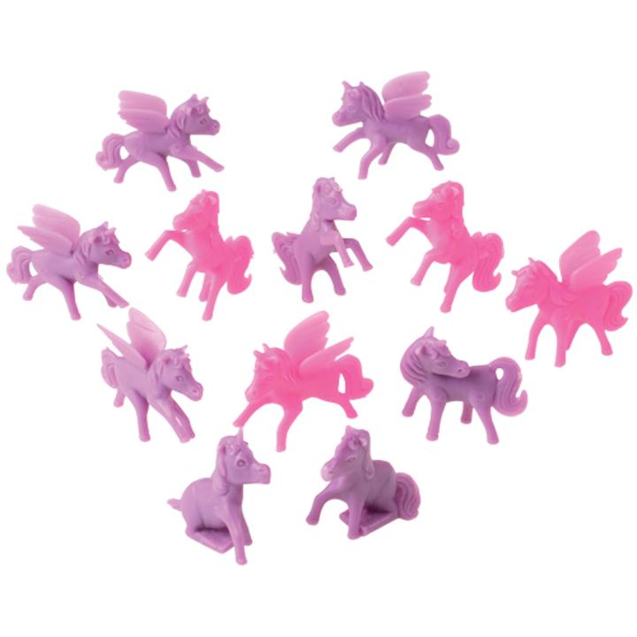 Pink And Purple Mini Ponies - 12 Ct.