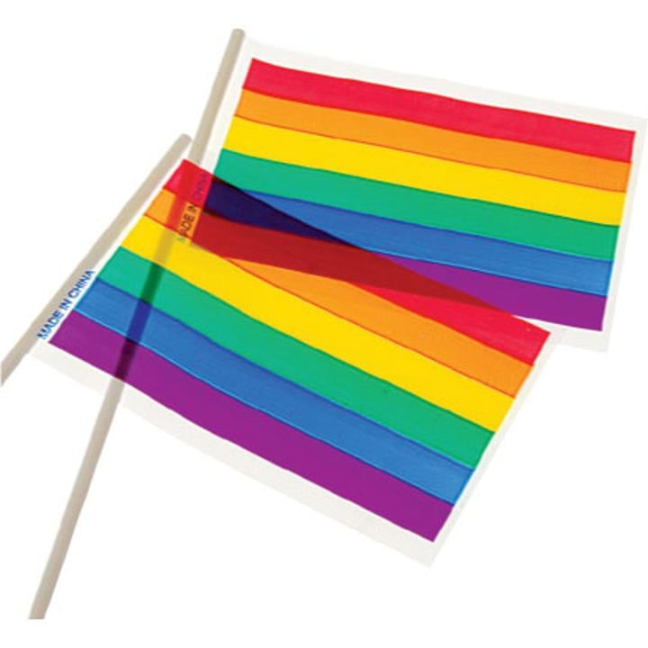 Rainbow Flags - 12 Ct.