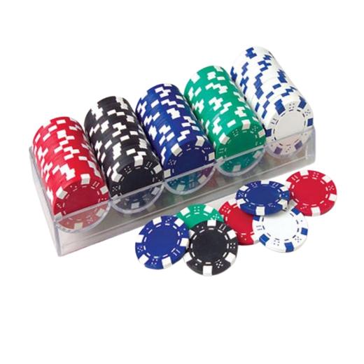 Main image of Deluxe Poker Chip Set - 100 Ct.