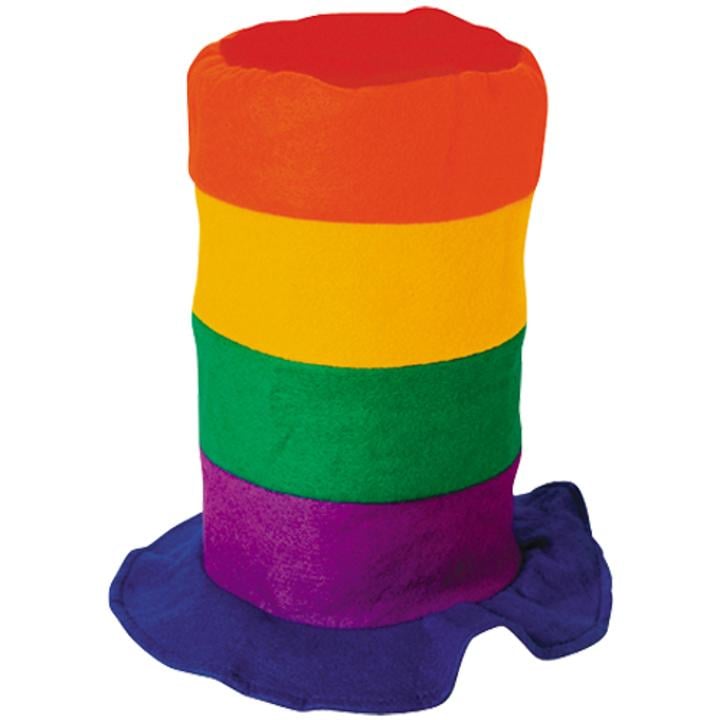 Rainbow Stove Pipe Hat