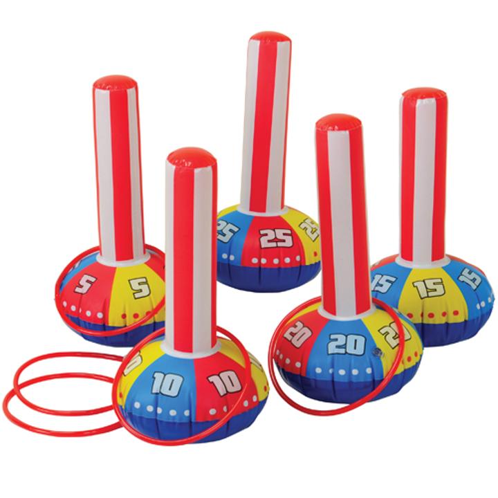 Inflatable Ring Toss Game - 10 Ct.