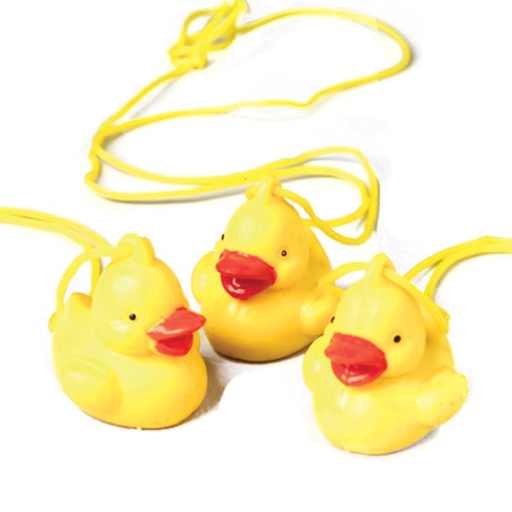 Rubber Duck Necklaces - 12 Ct.