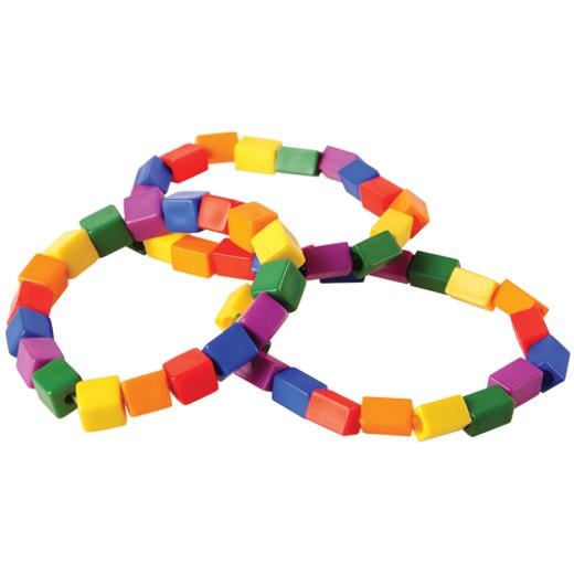 Main image of Block Mania Bead Bracelets - 12 Ct.