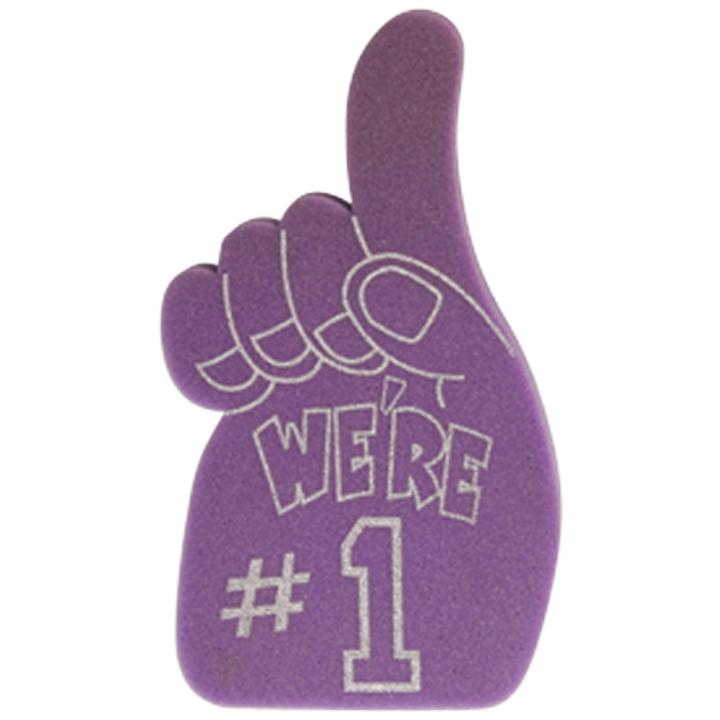 Purple Foam Hand