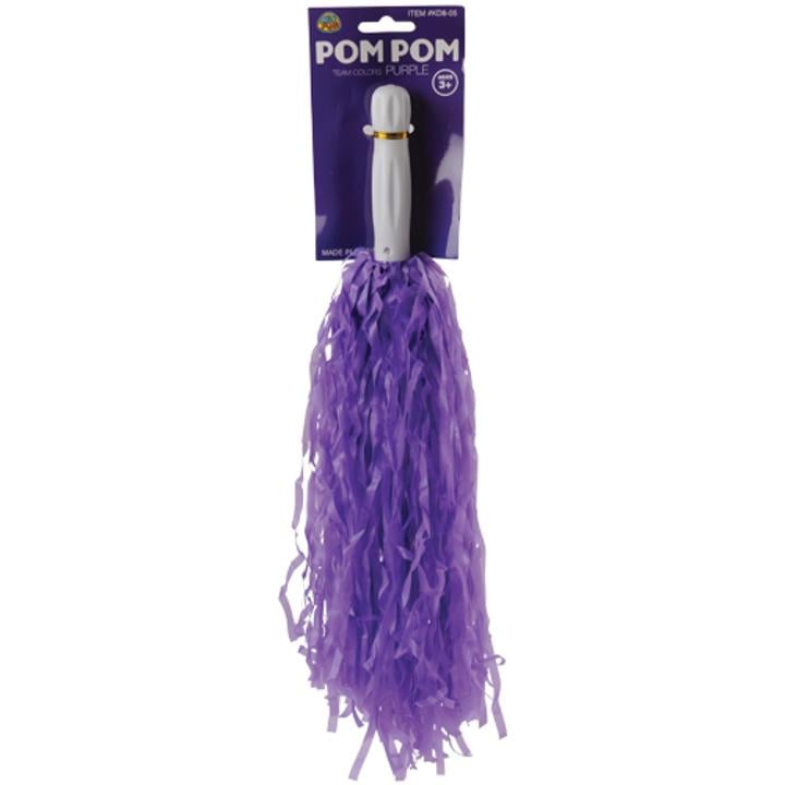 Purple Pom Poms - 12 Ct.