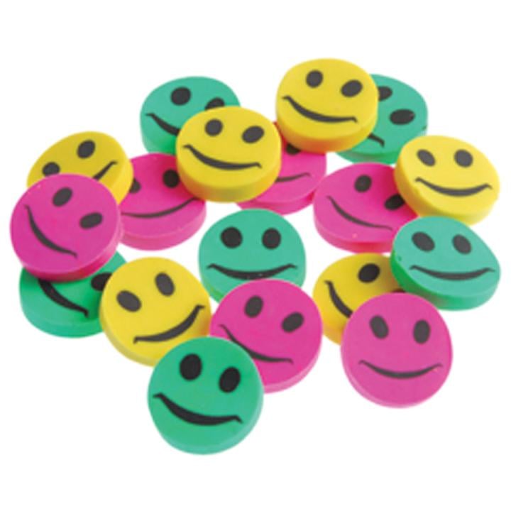 Mini Smile Erasers - 144 Ct.